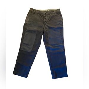 James Perse Cropped Patchwork Pants in Shades of Blue
